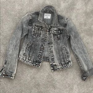 Distressed Grey Eightytwo Jean Jacket